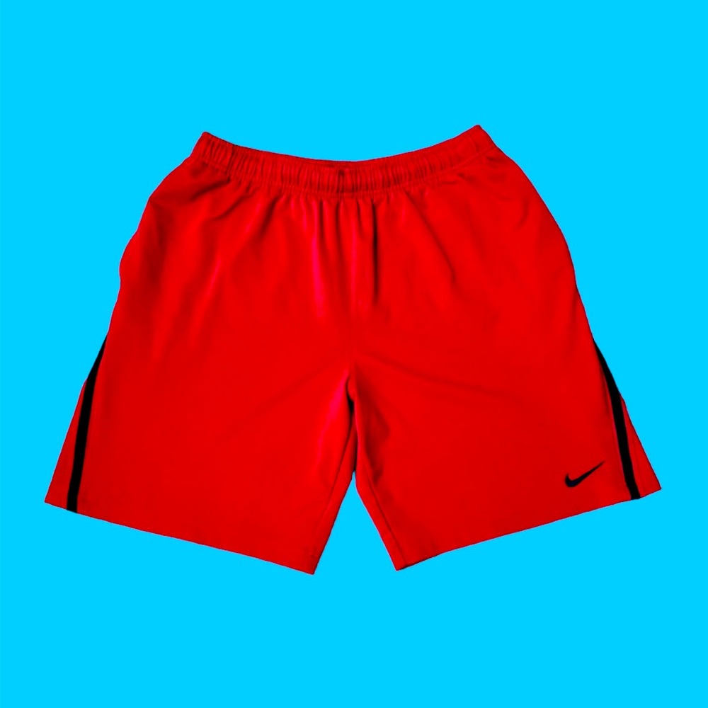 Red Athletic Nike Shorts - 20”